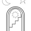 Minimalist BOHO Coloring Pages-Book 1. PRINTABLES. Digital Download - Image 4