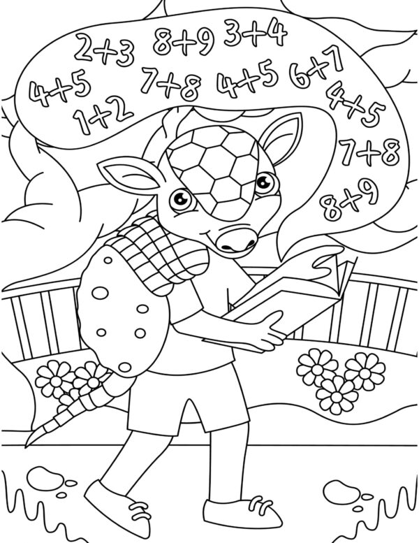 MATH ANIMALS Coloring Pages! PRINTABLE. Digital Download - Image 2