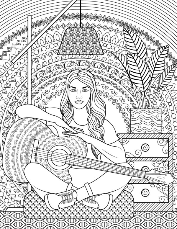 Women-The Superior Sex Printable Coloring Pages For Adults - Image 4