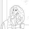 "Celebrate the Beauty of African American Women with this Coloring Book!" PRINTABLE - Image 3