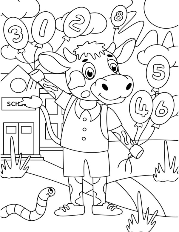 MATH ANIMALS Coloring Pages! PRINTABLE. Digital Download - Image 4