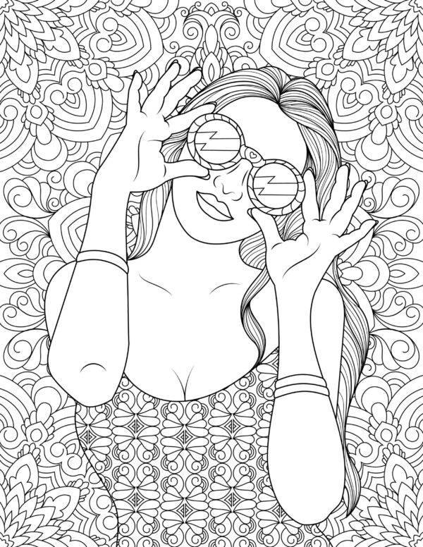 Women-The Superior Sex Printable Coloring Pages For Adults - Image 6