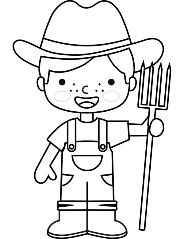 MY FARM Coloring Pages For Toddlers. Printable DIGITAL DOWNLOAD! - Image 6