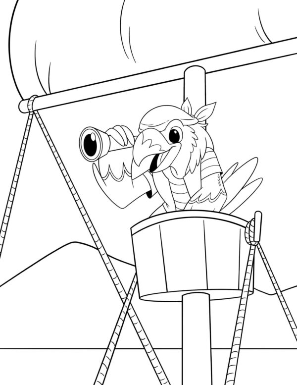 Halloween-Animals In Halloween Costumes Coloring Pages. PRINTABLE - Image 6