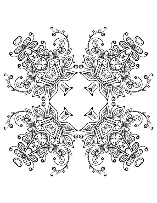 Mandala Magic For Adults Coloring Pages - Image 6