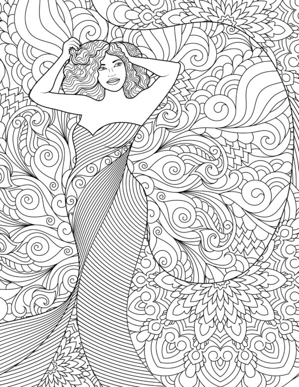 Women-The Superior Sex Printable Coloring Pages For Adults - Image 9