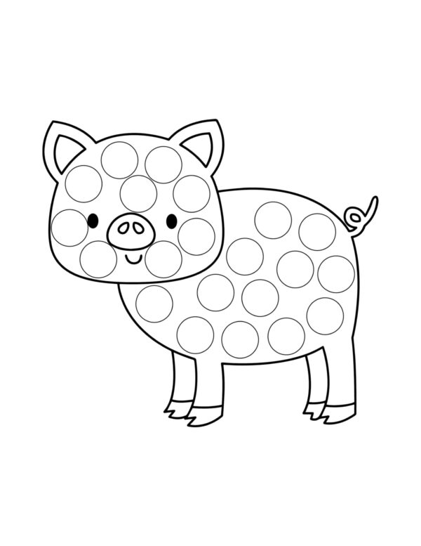 MY FARM Coloring Pages For Toddlers. Printable DIGITAL DOWNLOAD! - Image 8