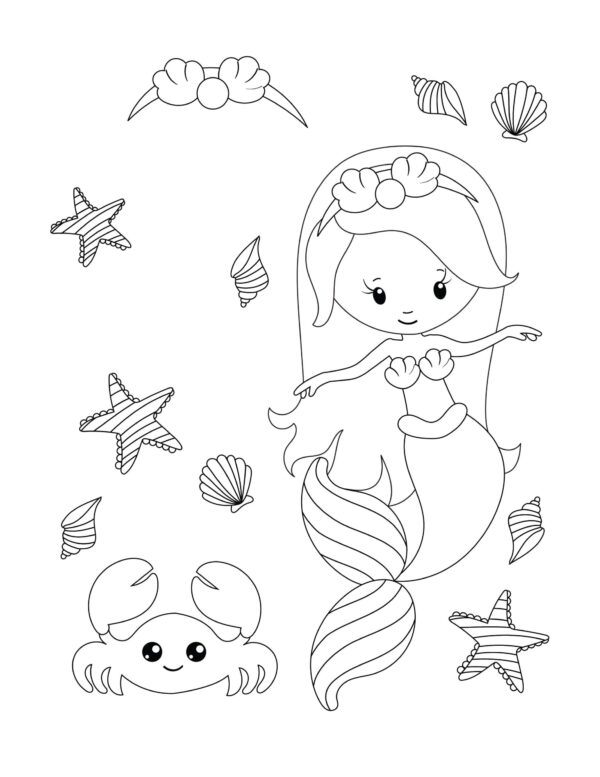 Little Princesses Coloring Pages. Printable/DIGITAL DOWNLOAD! - Image 6