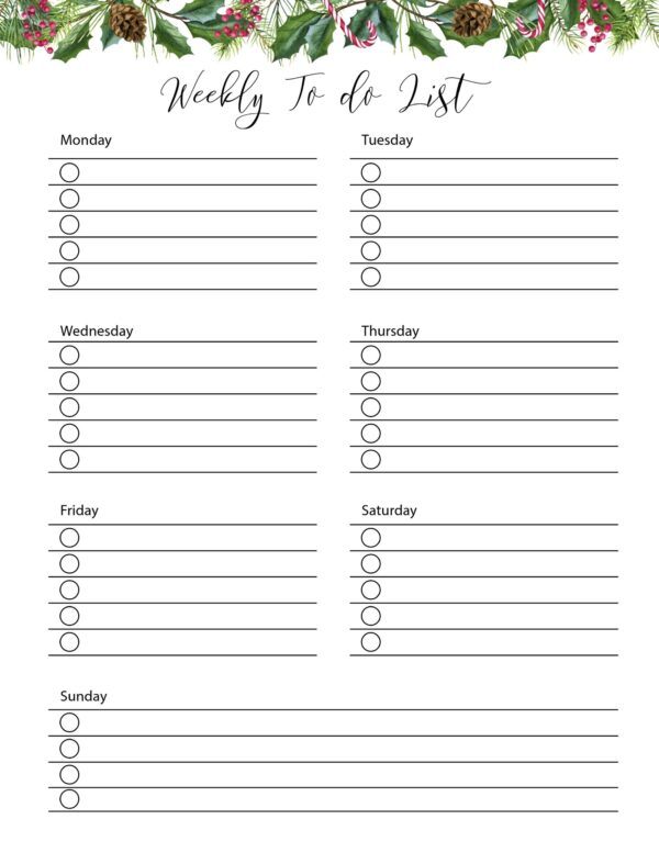 Christmas Holiday Planner - Image 8