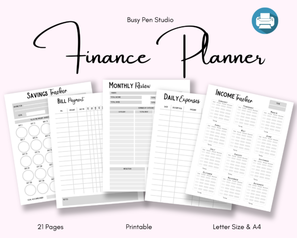 Finance Planner - Daily and Weekly Expenses. Budget Tracker, Debt Tracker, Income Tracker and more!