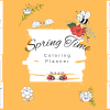 Spring Coloring Planner, PRINTABLE, Daily Planner, Monthly Planner, Weekly Planner, Project Planner, Journal Pages, Ladybugs, Flowers, Sun - Image 9