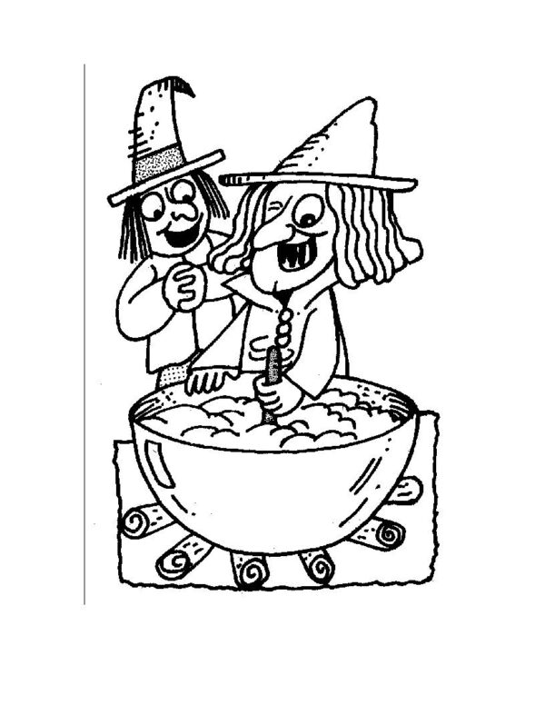 10 Halloween Coloring Pages for Ages 3-5 - Image 2