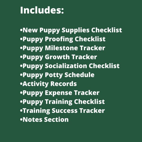 The Ultimate New Puppy Bundle | New Puppy Workbook | Puppy Socialization Workbook | Instant Download | 8.5x11 PDF | Puppy Planning - Image 7