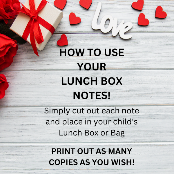 24 Valentine's Day Lunch Box Notes for Kids - Plus Bonus - Image 6