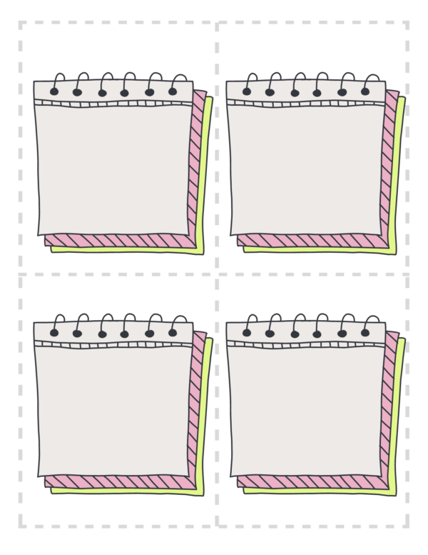 Printable Blank Lunch Box Notes for Kids - Image 11