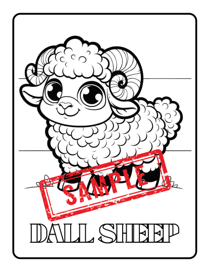 **Mammals Coloring Pages For Kids** Plus a BONUS! " Kids Fun Activities Collection"...DIGITAL DOWNLOAD! - Image 11