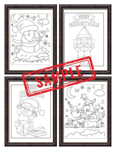 Christmas Magic in Frames: A Festive Coloring Book - Image 7