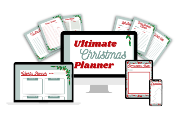 Ultimate Christmas Planner US Letter Color Edition TYPEABLE - Image 2