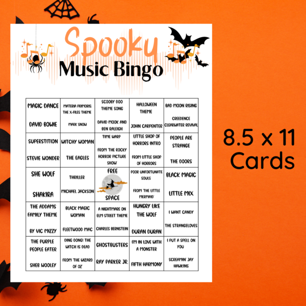 Eek Halloween, Spooky Games, Halloween Bingo, Halloween Bingo, Halloween Songs, Halloween Games Under 5 Dollars, Spooky Games - Image 2