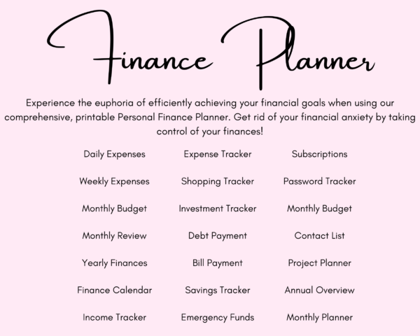 Finance Planner - Daily and Weekly Expenses. Budget Tracker, Debt Tracker, Income Tracker and more! - Image 2