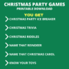 8 Fun Christmas Party Games - Printable - Image 2