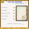 Vintage DIGITAL NOTEBOOK, Goodnotes, Notability, Xodo, iPad Notebook, Digital Scrapbooks, 6 Sections, Vintage Scrapbook, Vintage Notebooks - Image 8