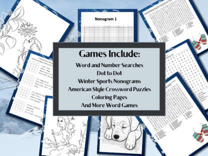 Coloring Pages, Mazes, and Word Games on the Go Digital Download Activity Pack - Image 2