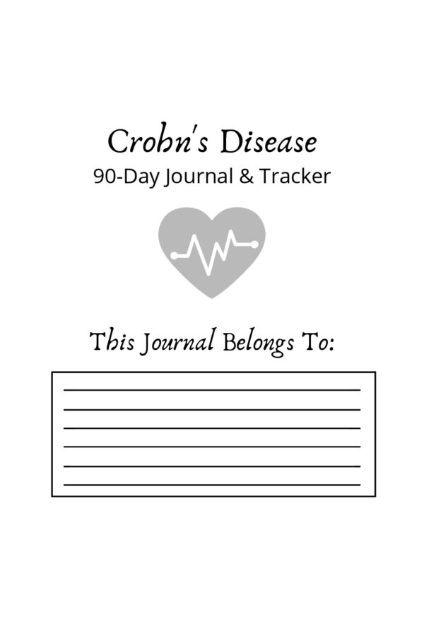 PLR Printable Crohn's Disease Journal and Tracker 180 Pages 6 x 9 - Image 2