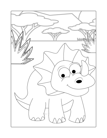 I Love Dinosaurs coloring book - Image 4