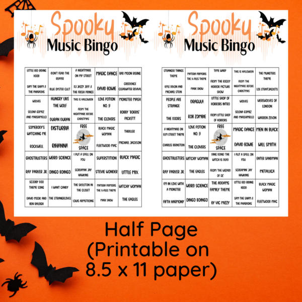 Eek Halloween, Spooky Games, Halloween Bingo, Halloween Bingo, Halloween Songs, Halloween Games Under 5 Dollars, Spooky Games - Image 3