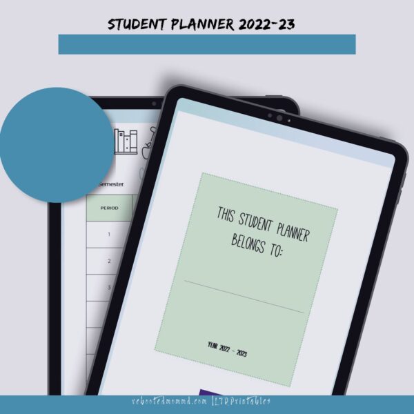 2022-2023 Student Academic Planner (Rainbow) - Image 3