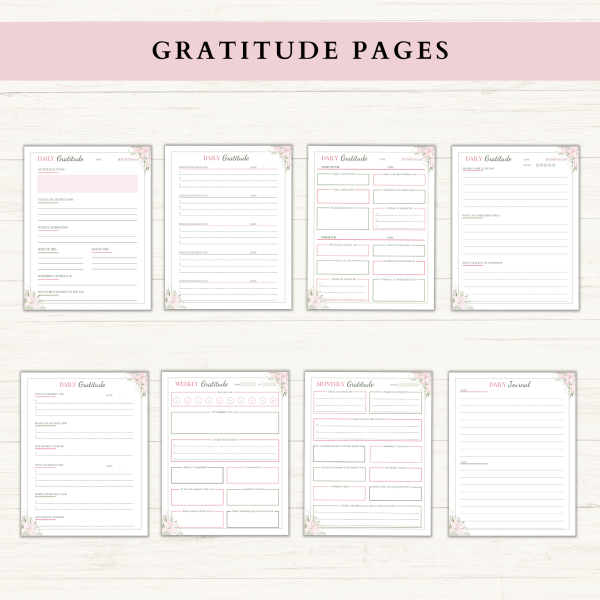 Self-Care Journal | Printable Self-Care Journal | Daily Journal | Gratitude Journal | Reflection Journal | Letter | PDF | Printable Journal | Digital Journal - Image 3