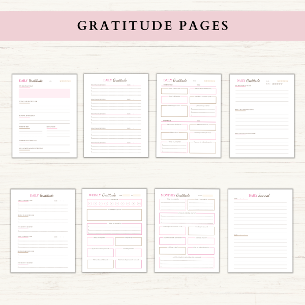 Self-Care Journal | Printable Self-Care Journal | Daily Journal | Gratitude Journal | Reflection Journal | Letter | A4 | A5 | PDF | Printable Journal | Digital Journal - Image 3