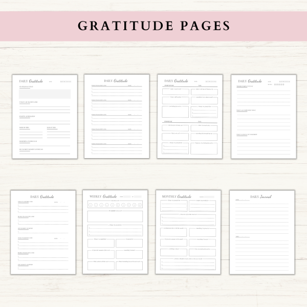 Self-Care Journal | Printable Self-Care Journal | Daily Journal | Gratitude Journal | Reflection Journal | Letter | A4 | A5 | PDF | Printable Journal | Digital Journal - Image 3