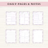 Daily Planner Bundle | Daily Schedule | Daily Agenda | Daily To Do | Daily Organizer | US Letter | PDF | Printable Planner | Digital Planner - Image 3
