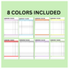 Homework Tracker Printable for Busy Students to Simplify Your Study Routine - Image 4