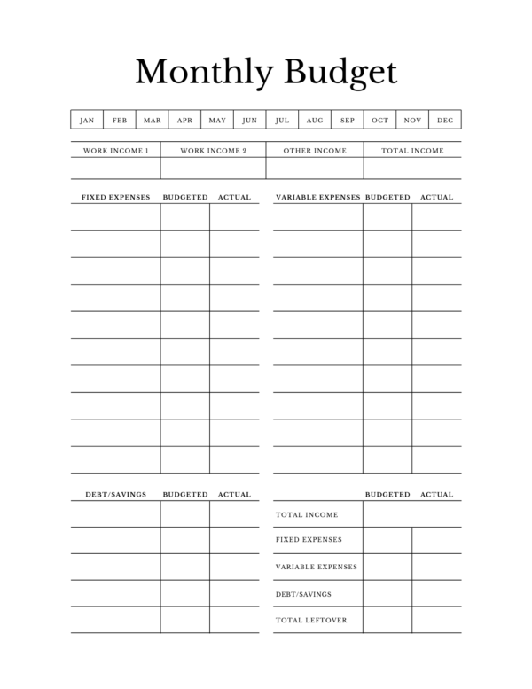 Financial Planner - Emergency Fund, Debt Tracker, Ramsey Baby Steps & More PRINTABLE - Image 4