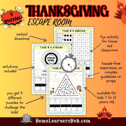 Thanksgiving Escape Room Kit 3