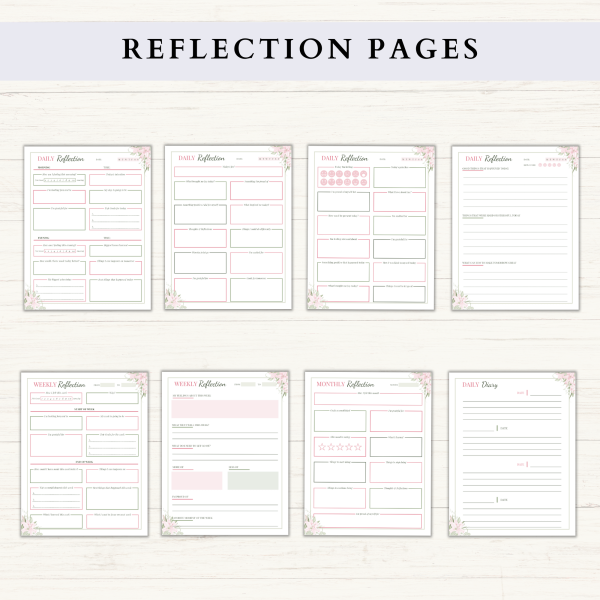 Self-Care Journal | Printable Self-Care Journal | Daily Journal | Gratitude Journal | Reflection Journal | Letter | PDF | Printable Journal | Digital Journal - Image 4