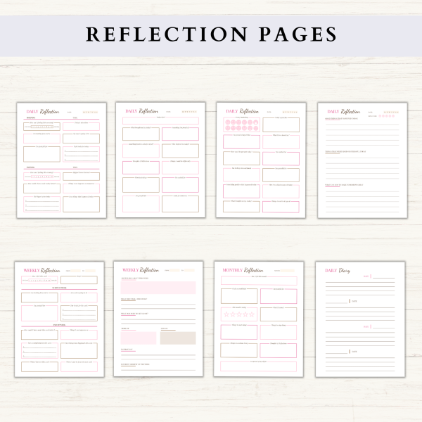 Self-Care Journal | Printable Self-Care Journal | Daily Journal | Gratitude Journal | Reflection Journal | Letter | A4 | A5 | PDF | Printable Journal | Digital Journal - Image 4