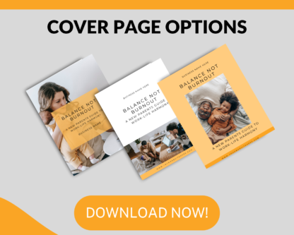 PLR Digital eBook |New Parents Guide Balance Not Burnout, Work Life | Private Label Book | Editable Rebrandable | Done for You White Label - Image 4