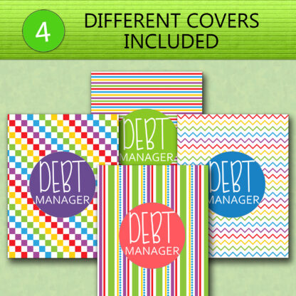 Debt Manager Planner, Financial Planner, Payment Tracker, Financial Printable Budget Binder Inserts - Image 4