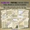 FILLABLE PDF-PRINTABLE Vintage Ornate Final Wishes Estate Planner