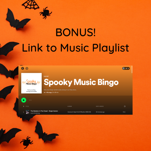 Eek Halloween, Spooky Games, Halloween Bingo, Halloween Bingo, Halloween Songs, Halloween Games Under 5 Dollars, Spooky Games - Image 5