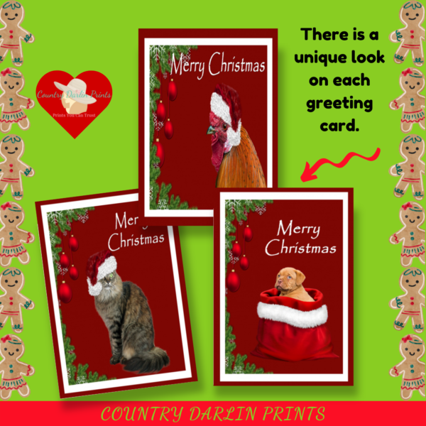 Christmas Cards - Animals - Image 4