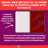 Dream Weaver Digital Planner Undated-PLR