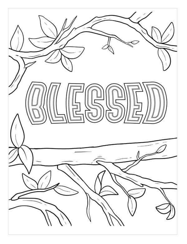 Printable Bible Verse Christian Coloring Pages - Image 3