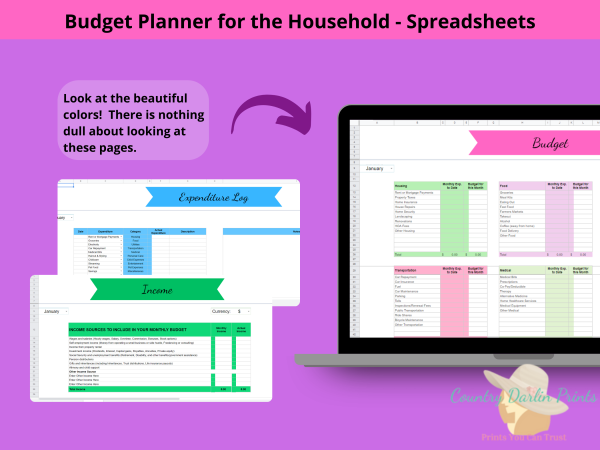 Home Budget Planner Spreadsheet for Google Sheets - Image 6