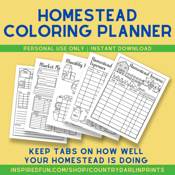 Homestead Planner Coloring Pages - Image 8