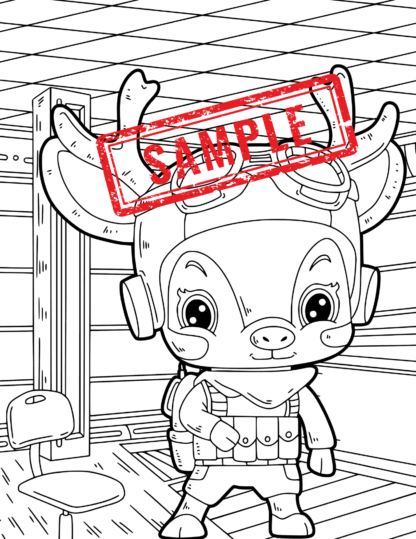 Covert Critters The Secret Agent Animal Squad Coloring Pages/DIGITAL DOWNLOAD! - Image 4